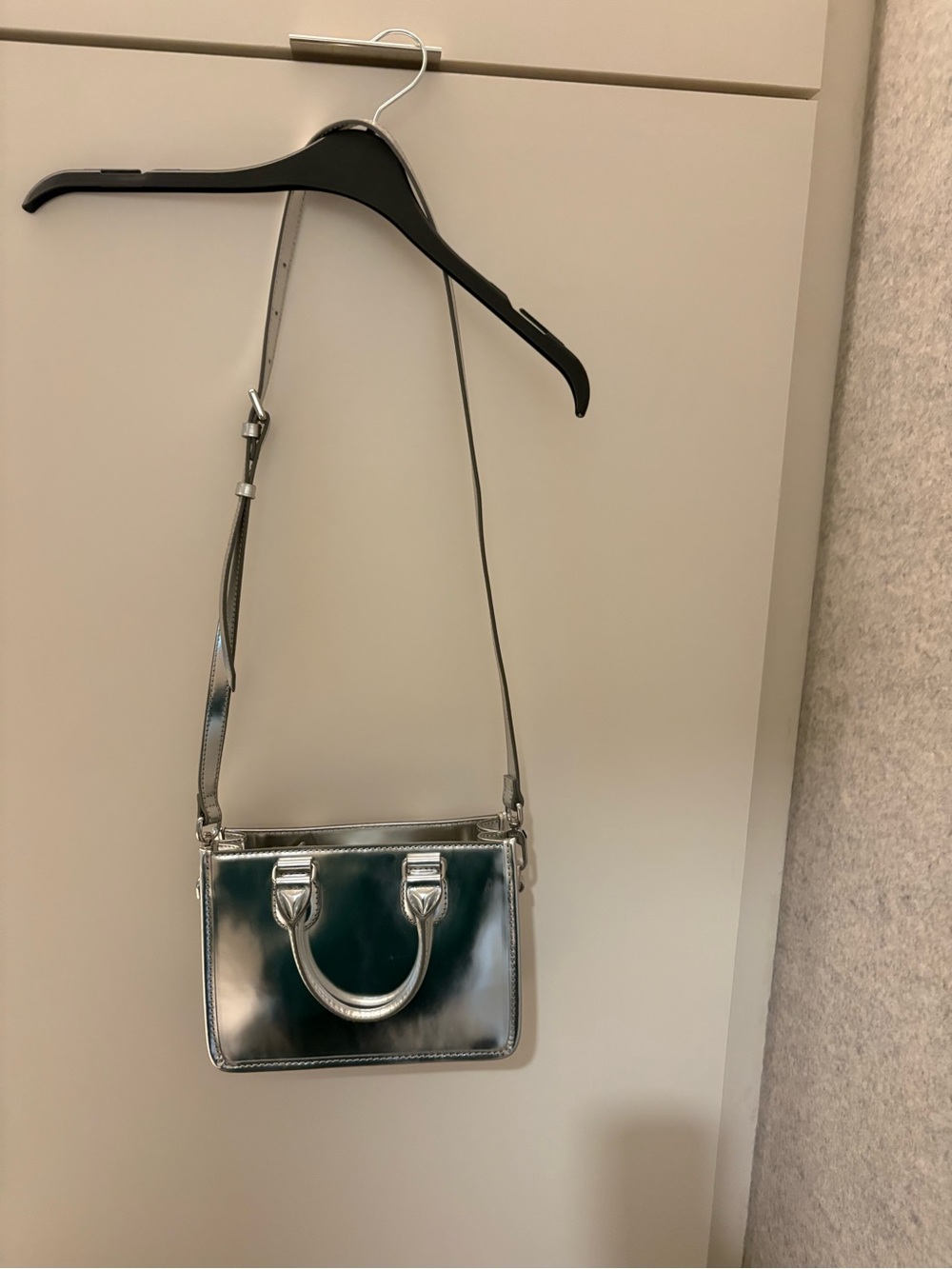 J. Crew Metallic Crossbody. New with tags.